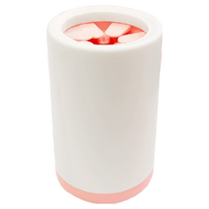 Xilla 寵物矽膠洗腳杯 - 狗狗洗腳神器 清潔用品 潔足杯 (粉色/綠色/灰色), 粉色,小款, 1個