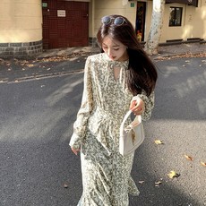 ChenH(특허제품) 티타임 플라워 스커트