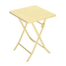 머스코 오브민 접이식 사각 테이블 18 NSK, 옐로우 55x55cm 정사각 테이블