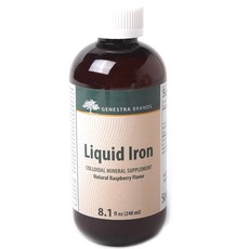 GENESTRA BRANDS 液態補鐵劑 覆盆子味, 1個, 240毫升