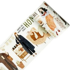 WT Urban Wanderers 프리컷 와이드 와시 테이프 세트 - 3롤 오리지널 종이 테이프 일러스트레이션 저널 스크랩북 플래너 및 DIY 공예를 위한 부드럽고 쉽게, 프리컷 플래너의 Day 1 와시 테이프