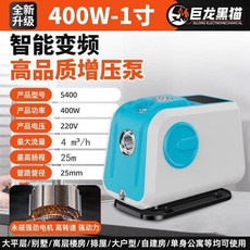 巨龍黑貓 永磁變頻增壓泵, 1個, 全自動起停-高分子無金屬-全屋無鐵鏽健康,（400w全屋增壓智能變頻）高品質基礎款