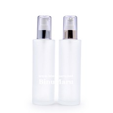 금속에센스용기 일자형 반투명 유리 100ml 화장품 공병, 1개, 골드