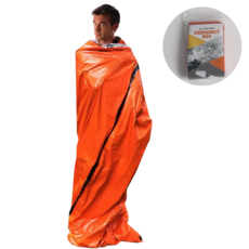 다목적 비상 음급경량 컴팩트 침낭 스리핑백, 1개