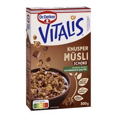 닥터 외트커 비탈리스 초콜릿 크런치 뮤즐리, 1개, 500g