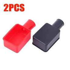 10PCS 자동차 와이어 보호 절연 케이스 고무 네거티브 커버 커넥터 포지티브 배터리 터미널, 2PCS