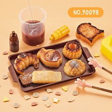 益比樂糯滋滋硅膠diy貓爪捏捏樂創意手工兒童自制慢回彈解壓玩具, 糯滋滋硅膠捏捏樂-仿真美食, 1個