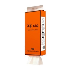 구름티슈 걸어쓰는 4겹 티슈 벽걸이형 화장지, 320매, 4개