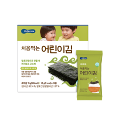 베베쿡 처음먹는 어린이김, 오리지널, 15g, 1개