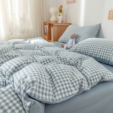 특대형 베개 커버 특대형 50x80cm 개 국제 사이즈 옐로우 55x80cm 딥 60x90, 1개, I. 파란색