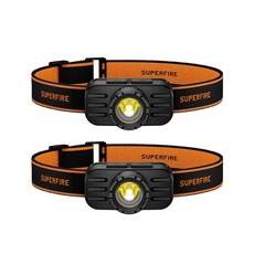 SuperFire Rechargeable Headlamp，Zoom Lightweight Head LampLED Headlamp RechargeableHead Flashlight, SuperFire Rechargeable Headlam, 1개