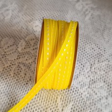 골직스티치 5mm 10컬러 마무리리본, 노랑
