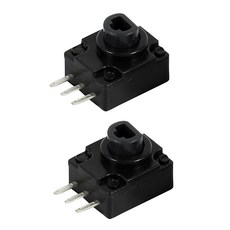 1 세트 2Pcs 검정색 교체 수리 부품 Xbox 360 컨트롤러와 호환용 Lt/Rt 버튼 키패드, 검은색