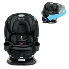 Graco Turn2Me 3-in-1 컨버터블 카시트 회전식 시트 기능 캠브리지의 후면 전방 및 하이백 부스터 옵션 포함, Graco Turn2Me 3-in-1 컨버터블 카시트,