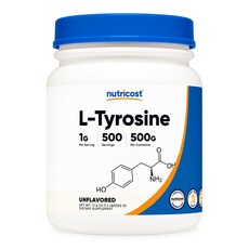 Nutricost L Tyrosine Powder 뉴트리코스트 엘 타이로신 파우더 500g, 1개