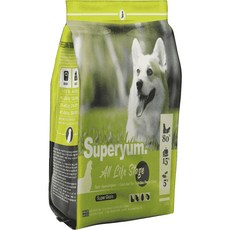 Superyum. 凍乾糧, 1個, 低敏犬鮮雞+海陸總匯4.9kg