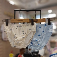 앙떼떼 2001중계점 남아 어린이 삼각 모달 팬티 세트 부드러운 신축성좋은 속옷2매세트