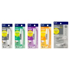 플러스 화이퍼MR 수정테이프 WH-605 컬러 4개+리필, 5개, 혼합