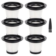 SavStor XenonLab X006 / YTE PRO VC006/Yedop 휴대용 진공 무선 세척 가능한 자동차 필터 액세서리 부품과 호환되는 교체 (4팩) 313460