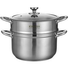 찜기 냄비 프리미엄 스텐 찜냄비냄비 다용도 찜기+전골냄비 세트, 1개, 20cm
