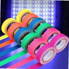 접착 발광 테이프 안전 스트랩 경고 무대 작업장 공연장 위험표시 안전스티커 경고표지판, 그린