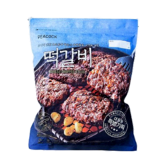 피코크 떡갈비 밥반찬, 900g, 2개