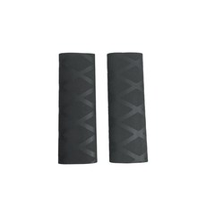 機車熱縮防滑把手橡膠套機車手把套機車防滑手把套 通用改裝 熱縮車把套, 剎車套（條紋黑色）, 1個