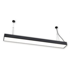 舞光 羅特線型吊燈 48W，黑/白殼可選，辦公室燈具首選，一體成形設計，無藍光危害，含稅開發票, 貴族黑