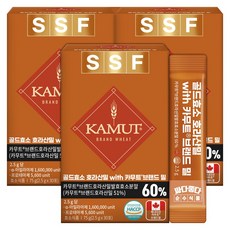 골드 카무트효소 (호라산 브랜드밀 발효효소 59.82%), 3개, 90g