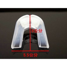 廣隆 雙面護齒 拳擊用品護齒散打矽膠籃球牙套 散打護齒 運動牙套 矽膠 護齒 籃球 空手道 跆拳道, 1個, 透明