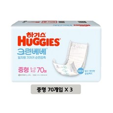 하기스 크린베베 일자형 남여공용, 3단계, 3세트