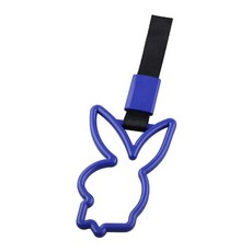토끼 링 기차 버스 핸들 드리프트 애니메이션 자동차 수정 경고 나일론 스트랩, 1개, 10. Black Blue