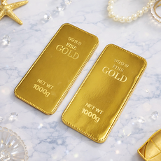 [골프면세점] 골드바 요술지갑 골프 현금지갑 머니클립, 1개, 골드