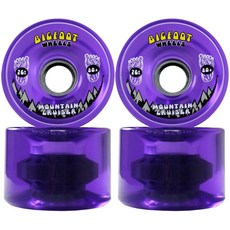 TGM Skateboards Bigfoot Longboard Wheels 76MM 80A SHR Mountain Cruisers 반투명의 자주색, TGM Skateboards Bigfoot Longbo
