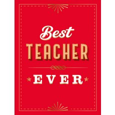 (영문도서) For the Best Teacher Ever: The Perfect Gift to Give to Your Teacher Hardcover, Summersdale, English, 9781837996100