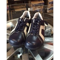 Mizuno 高爾夫球鞋 兩用鞋 無釘款 寬瑄版(EEEE) 藍/米白