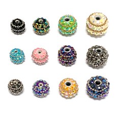 (주)아트인 큐빅볼 비즈, 18mm(아이보리), 1개