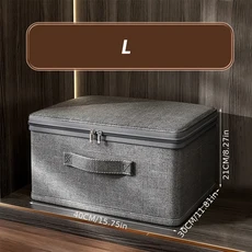 KEMORELA XL 뚜껑이 있는 초대형 스테인레스 스틸 쓰레기 상자 인클로저 국자가 큰 고양이를 위한 하이 사, 05 Dark Gray L