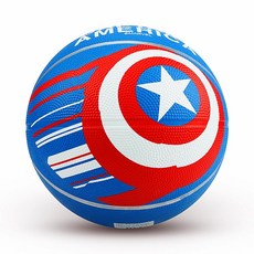 兒童橡膠籃球 運動玩具 幼兒園遊戲皮球 冰雪奇緣2 蜘蛛人卡通拍拍球 交換禮物 便宜玩具, 五號美隊接頭, 1個