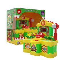 악어사냥 게임 보드게임 가족 놀이 완구 두더지게임 어린이 장난감, 1개