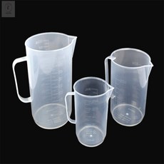 채진스토어 계량컵 플라스틱손잡이비커, 250ml