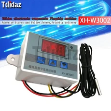 W3002 110V 220V 온도 컨트롤러 조절기 디지털 센서 LED, 110 220V 1500W, 1개