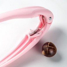 호두까기 집게 밤가위 가정용 3색 세트, 1개, 핑크