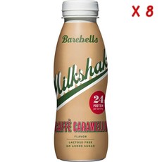 베어벨스 밀크쉐이크 카페 카라멜로, 8개, 330ml