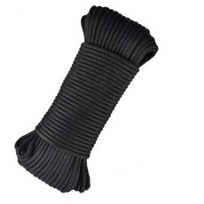 50/100m 550 군사 Paracord 9 가닥 4mm 전술 낙하산 로프 DIY 만들기 매는 밧줄 팔찌 개 목걸이 텐트 액세, 01 빠른, 03 Woodland