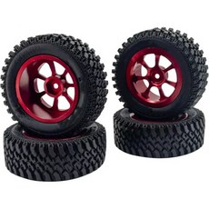 MN128 MN86 G500 112 스케일 원격 조종 크롤러 차량 액세서리 휠 타이어 업그레이드 부품 RC 타이어흰색, 빨강