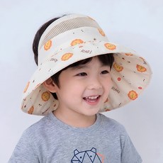 멜로우두두 아기 유아 썸머 오픈 버킷햇 플랩캡