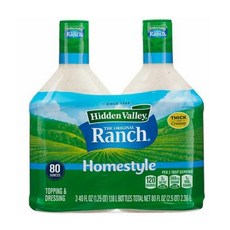 히든밸리 디 오리지널 랜치 드레싱, 1.182L, 2개