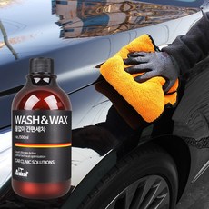 지엠지모터스 미스터워시 물없이 간편세차 올인원 세차용품 워터리스 워시앤왁스, 1개, 500ml