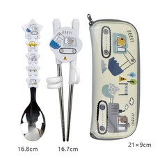 里和 韓國製 304不鏽鋼兒童餐具 車車造型學習餐具組 (學習筷/湯匙/叉子/學習杯/學習碗/餐盤/便當盒), 1個, 3件組, Multi-color, 學習筷/湯匙/叉子/學習杯/學習碗/餐盤/便當盒